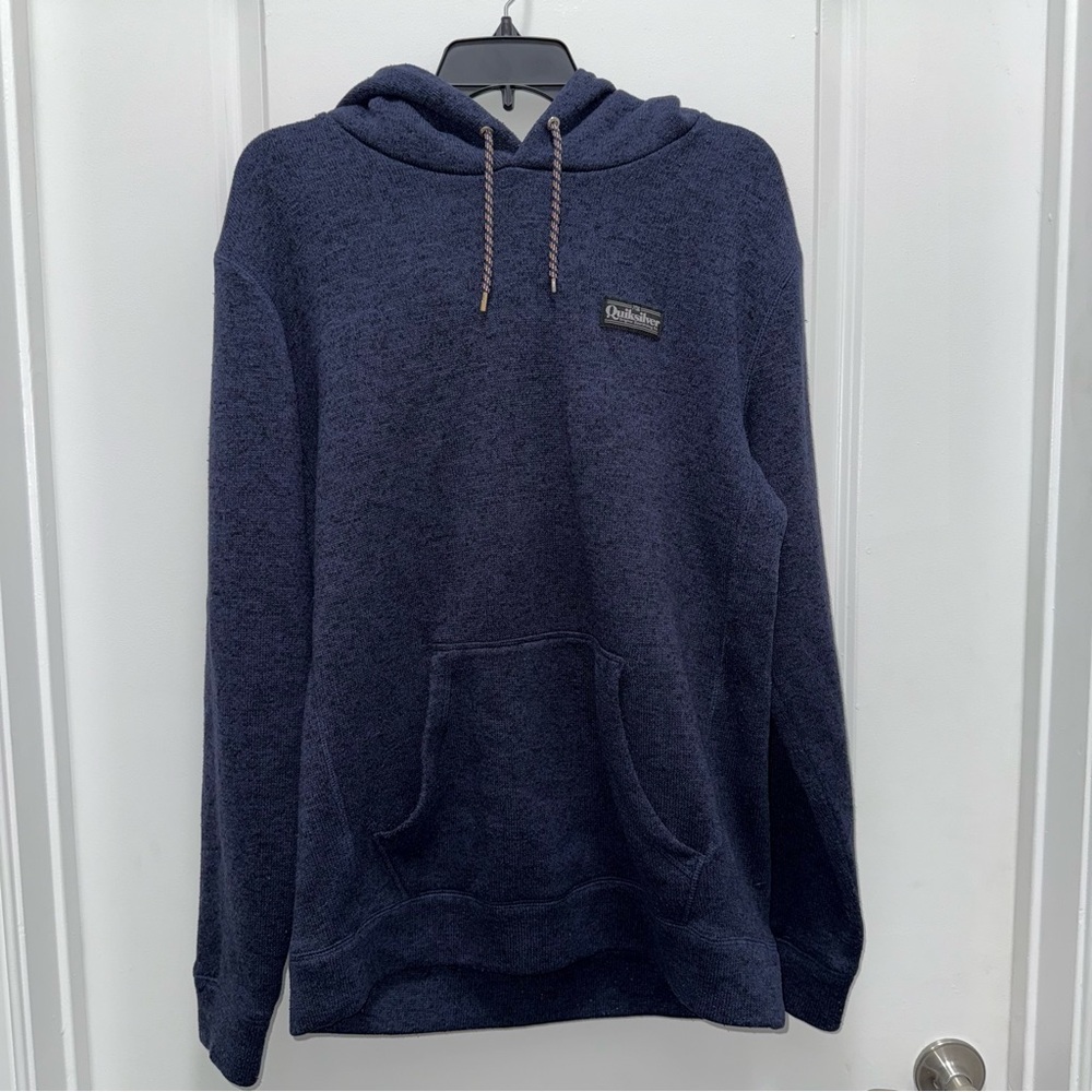 Quicksilver Navy Men’s Large Knit Hoodie